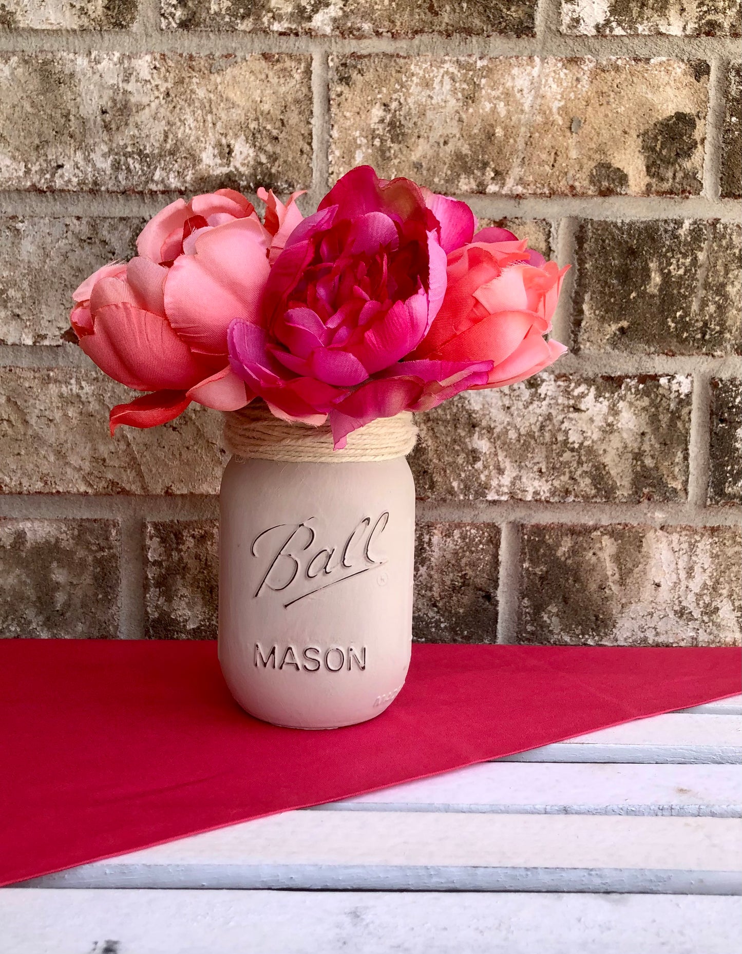 Pink & Coral Peony Arrangement