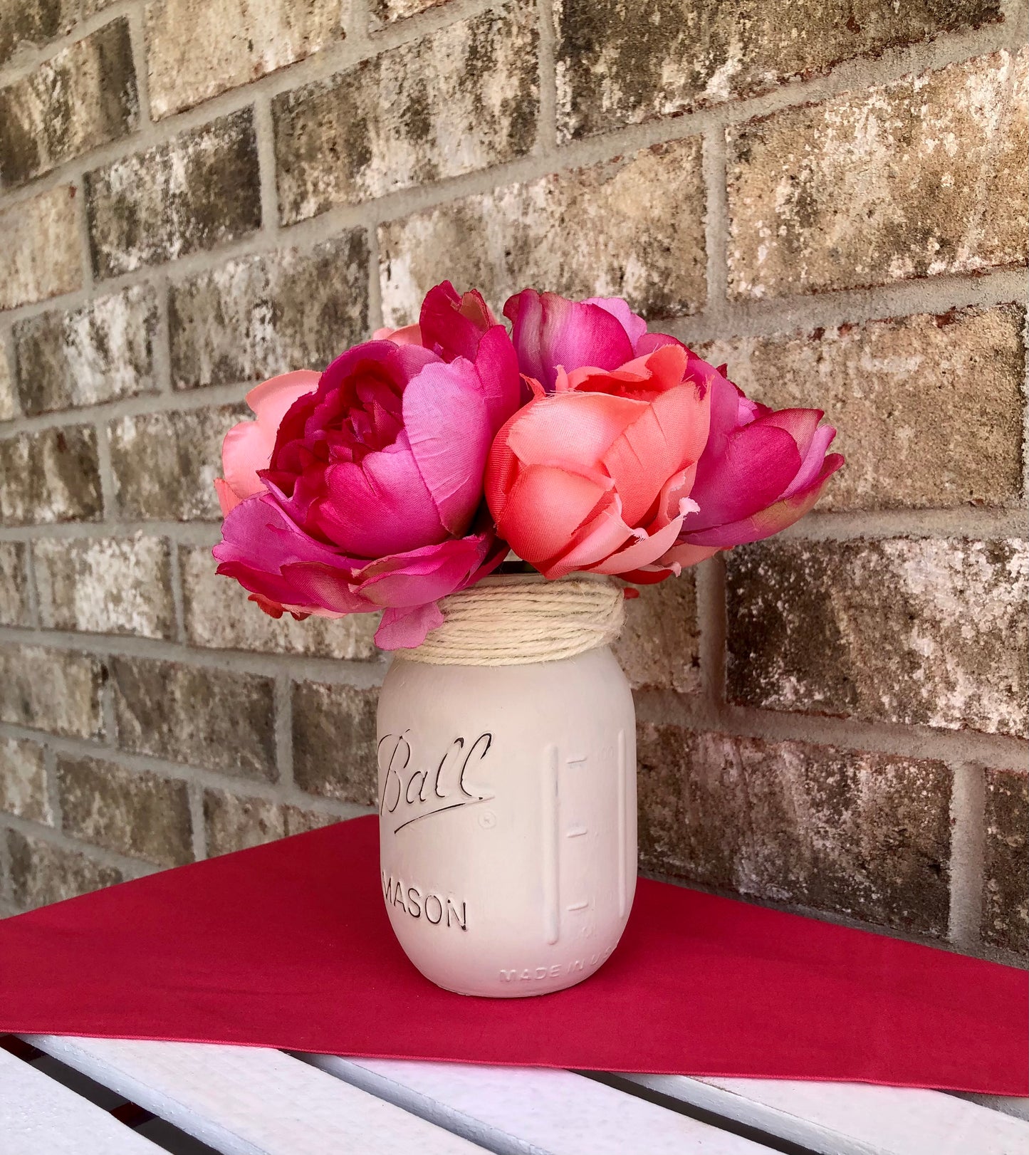 Pink & Coral Peony Arrangement