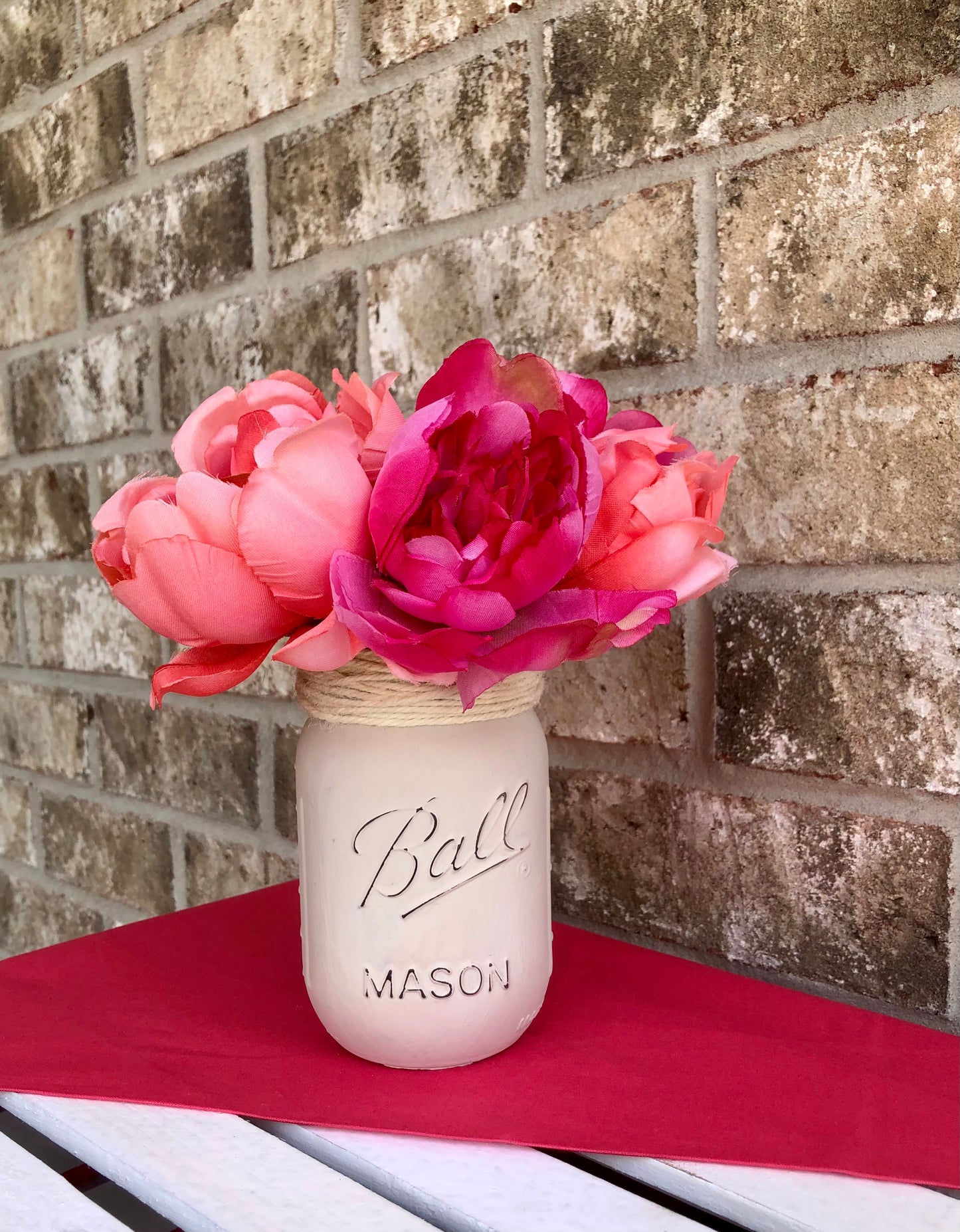 Pink & Coral Peony Arrangement