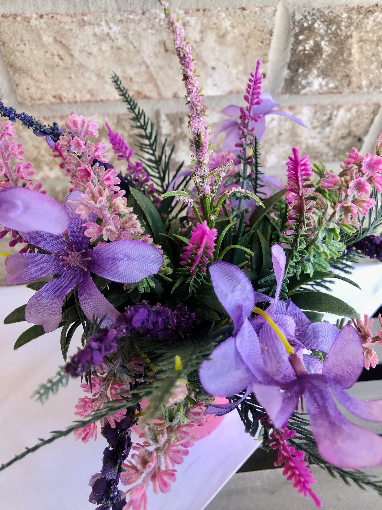 Dark Lavender & Wildflower Arrangement