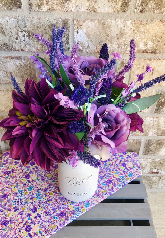 Purple Dahlia Arrangement