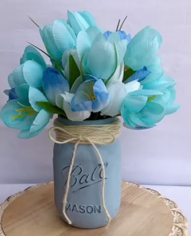 Blue Tulip Arrangement
