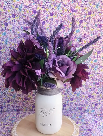 Purple Dahlia Arrangement